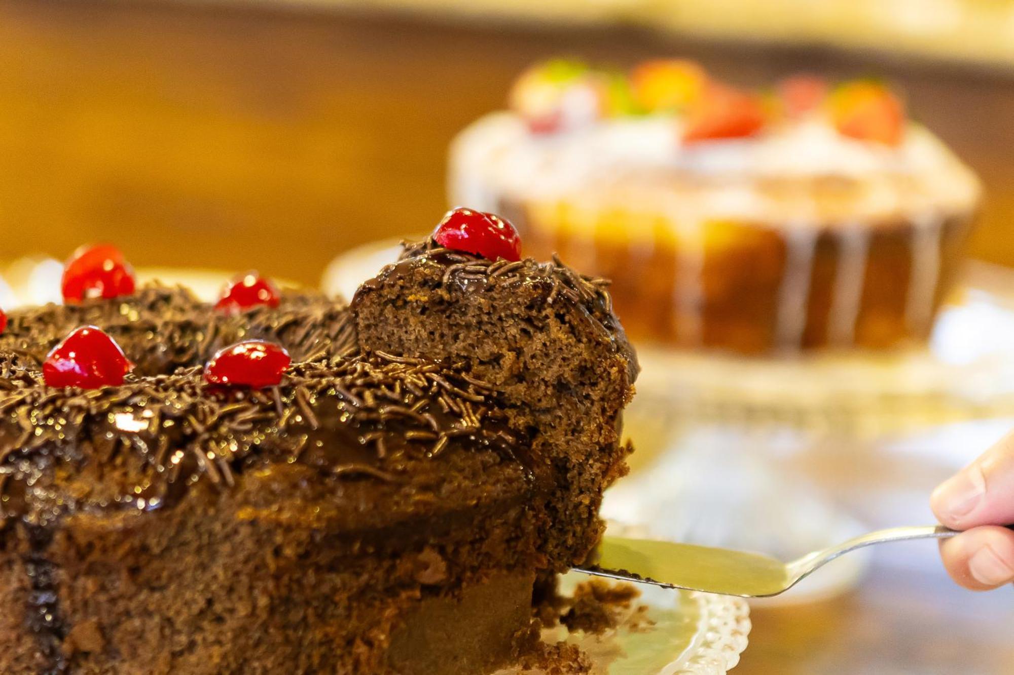 波索卡达黄金公园全包酒店 Poços de Caldas 外观 照片 Black Forest cake
