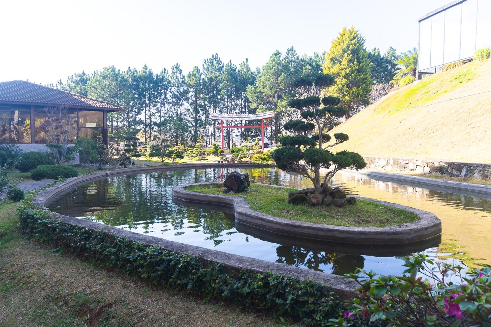 波索卡达黄金公园全包酒店 Poços de Caldas 外观 照片 The Japanese garden